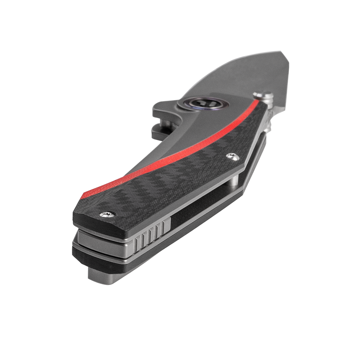 ODK-23197 Series Frame Lock Titanium Alloy with Carbon Fiber Handle VG10 Steel 185mm Outdoor Knife
