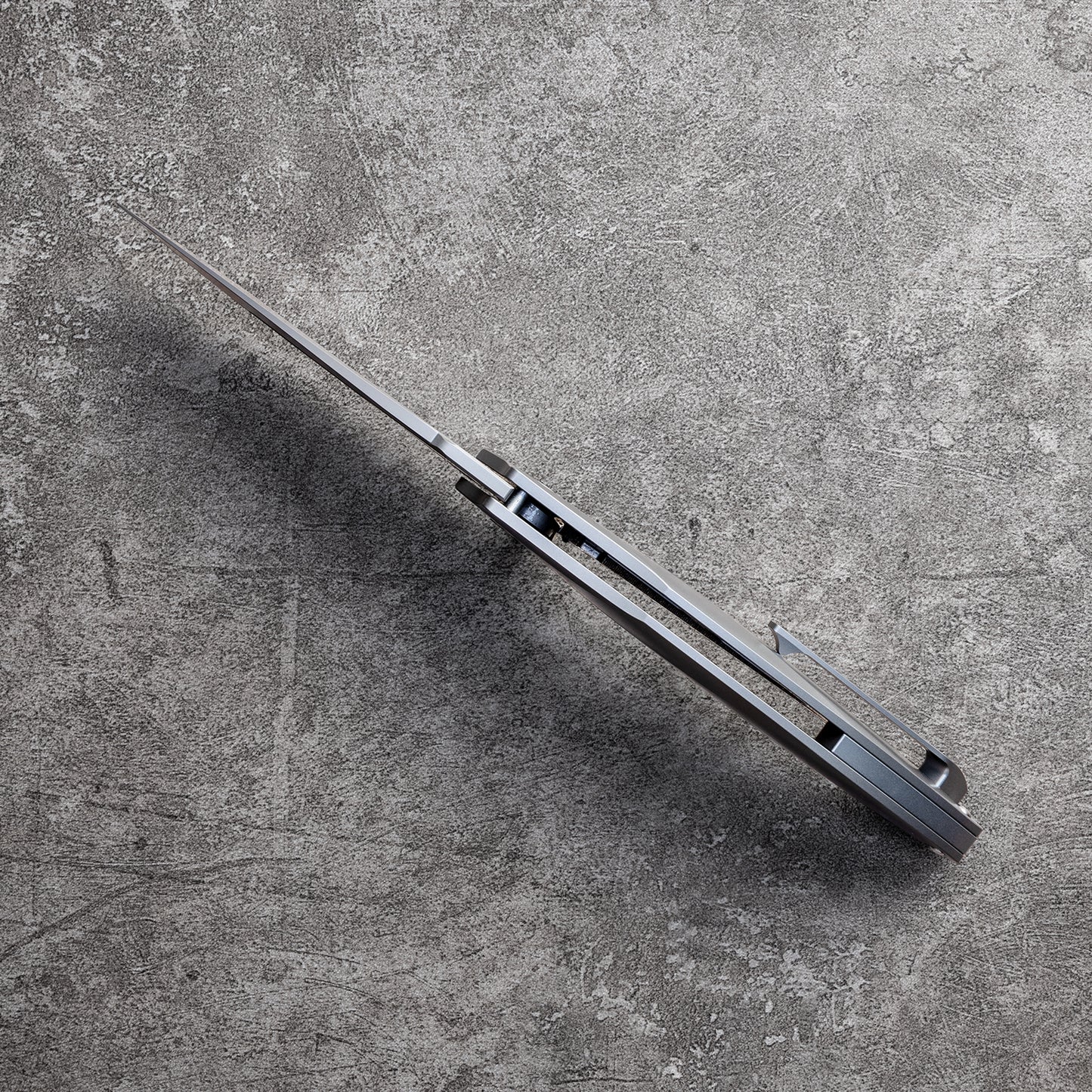 JINGHONG Series Frame Lock Titanium Alloy Handle PVD Coated M390 Steel 195mm Outdoor Knife