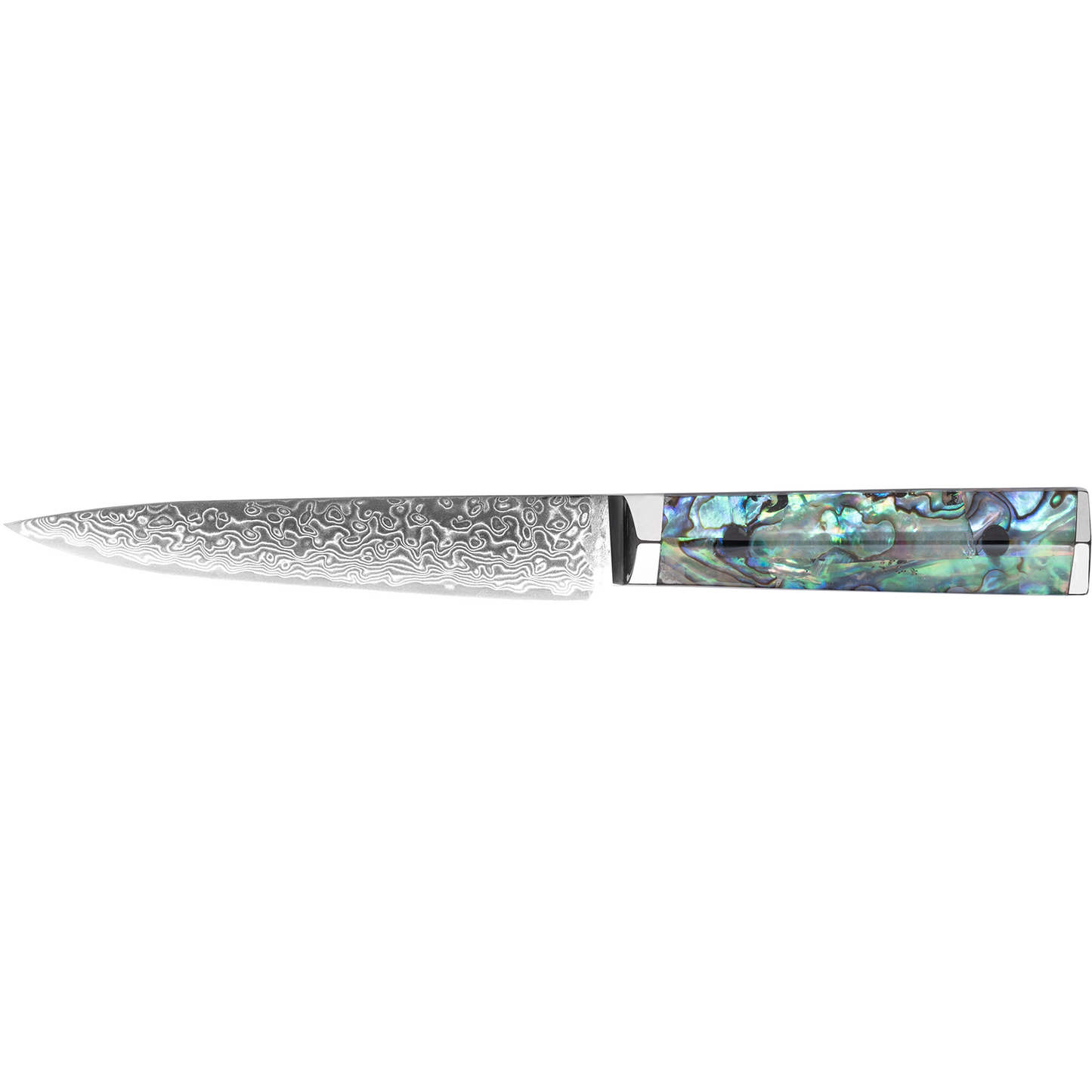 OEM DK-BZ Series Resin Shell Handle Damascus VG10 Steel 5" Utility Knife