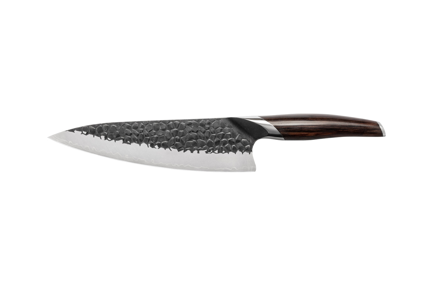 ELA Series Imported Japanese Damascus AUS10 3 Layers Steel Ebony Wood Handle Chef Knife Knife Set