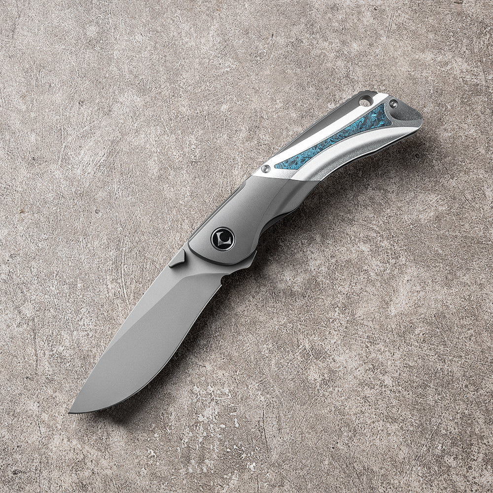 LAN Series Liner Lock Titanium Alloy Handle 154CM Steel 205mm Outdoor Knife