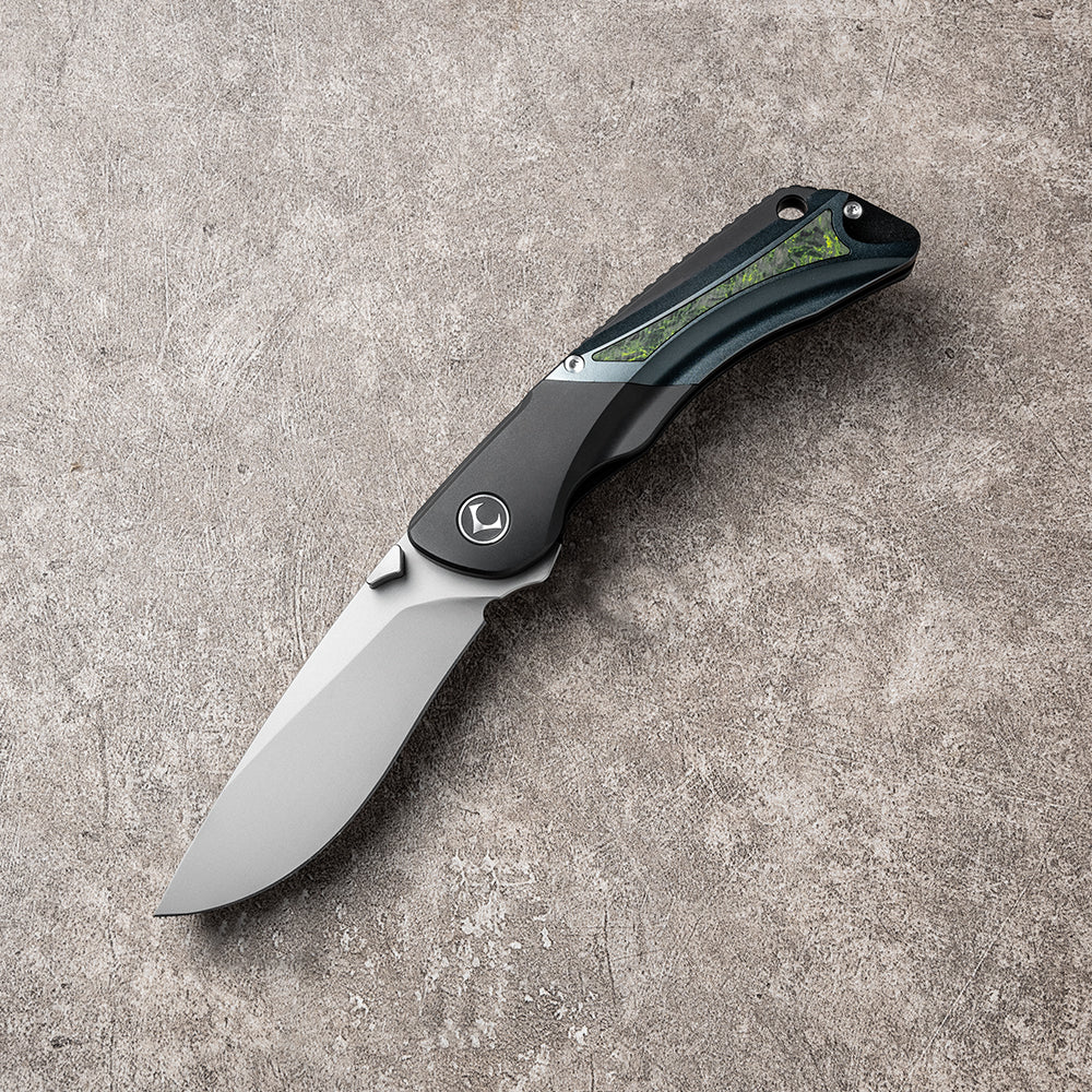 LAN Series Liner Lock Titanium Alloy Handle 154CM Steel 205mm Outdoor Knife