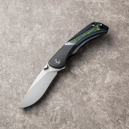 LAN Series Liner Lock Titanium Alloy Handle 154CM Steel 205mm Outdoor Knife