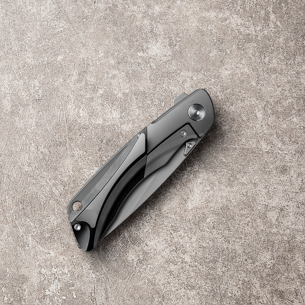 LAN Series Liner Lock Titanium Alloy Handle 154CM Steel 205mm Outdoor Knife