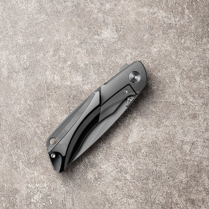 LAN Series Liner Lock Titanium Alloy Handle 154CM Steel 205mm Outdoor Knife