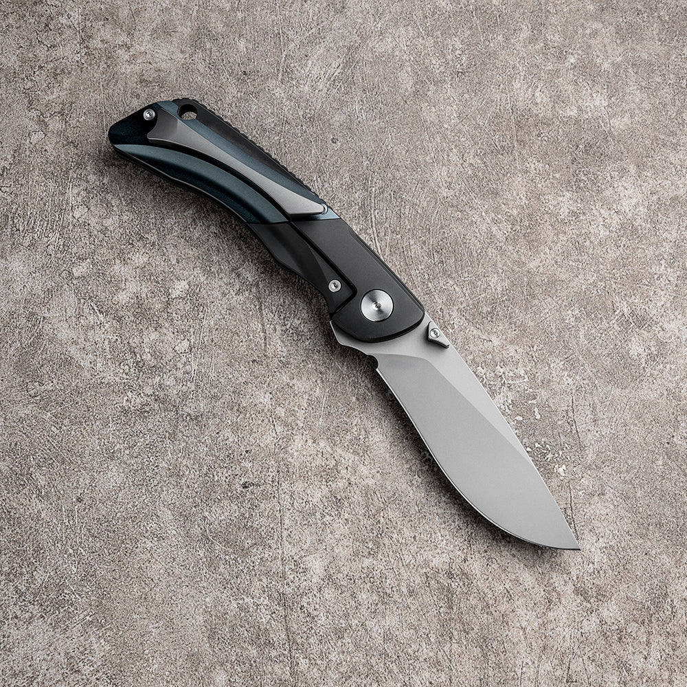 LAN Series Liner Lock Titanium Alloy Handle 154CM Steel 205mm Outdoor Knife