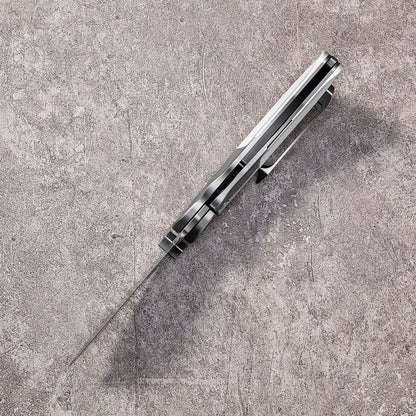 LAN Series Liner Lock Titanium Alloy Handle 154CM Steel 205mm Outdoor Knife