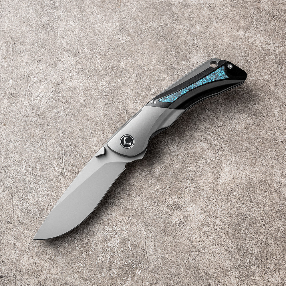 LAN Series Liner Lock Titanium Alloy Handle 154CM Steel 205mm Outdoor Knife