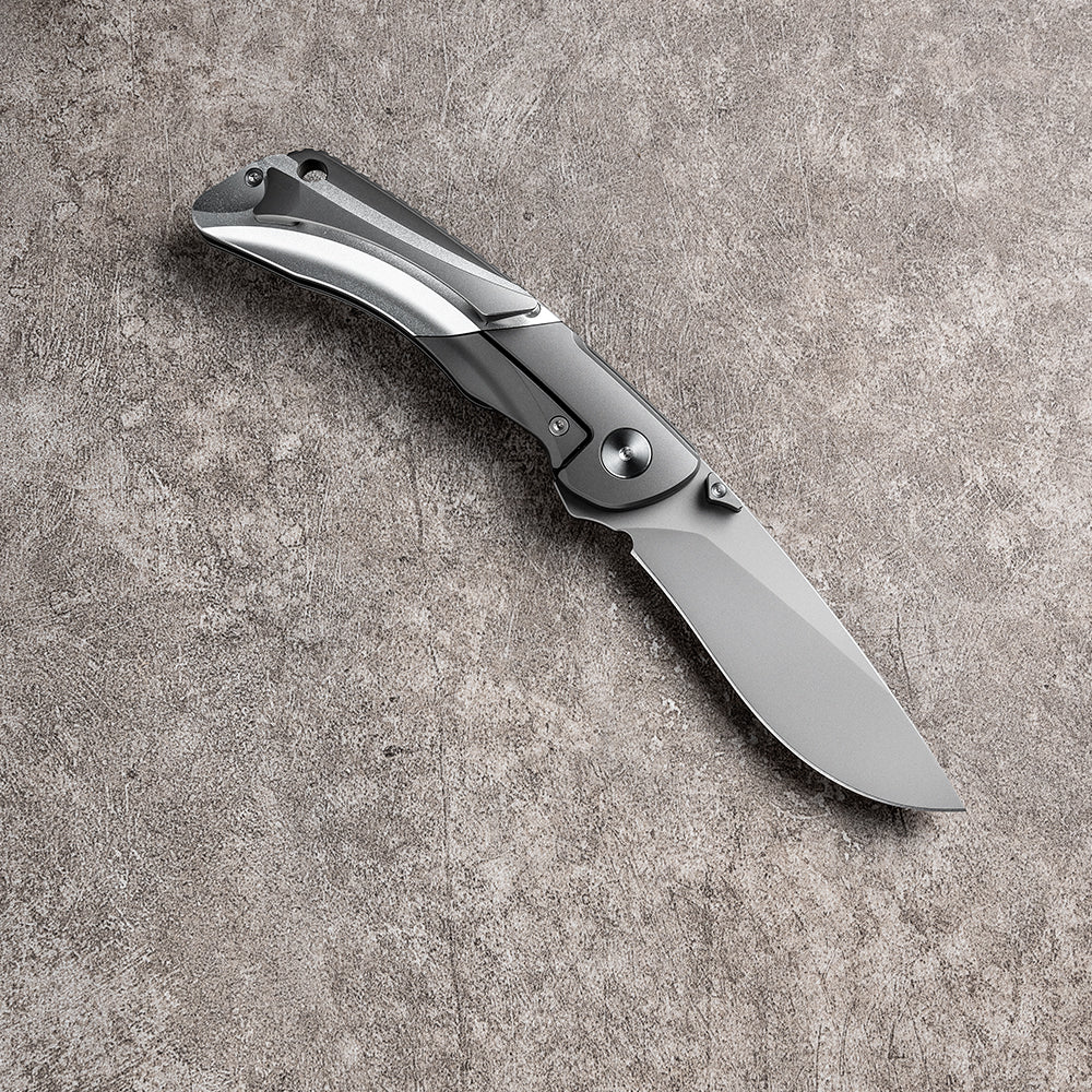 LAN Series Liner Lock Titanium Alloy Handle 154CM Steel 205mm Outdoor Knife