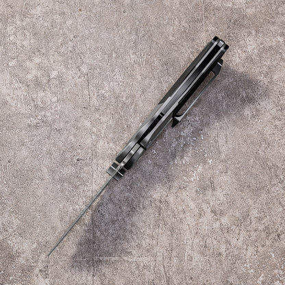 LAN Series Liner Lock Titanium Alloy Handle 154CM Steel 205mm Outdoor Knife