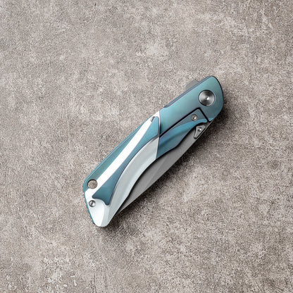 LAN Series Liner Lock Titanium Alloy Handle 154CM Steel 205mm Outdoor Knife