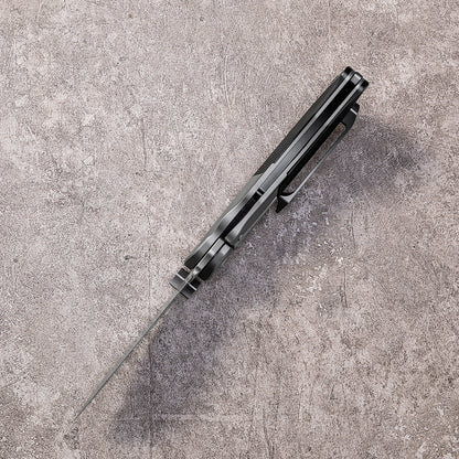 LAN Series Liner Lock Titanium Alloy Handle 154CM Steel 205mm Outdoor Knife
