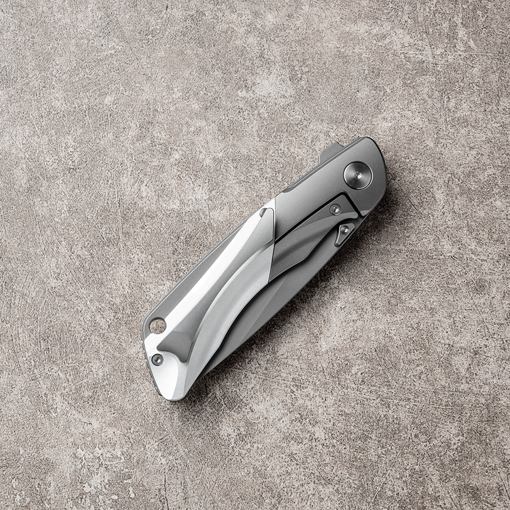 LAN Series Liner Lock Titanium Alloy Handle 154CM Steel 205mm Outdoor Knife
