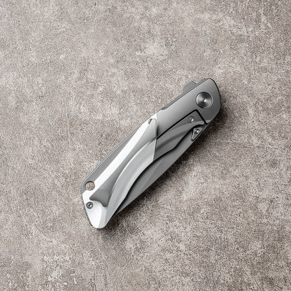 LAN Series Liner Lock Titanium Alloy Handle 154CM Steel 205mm Outdoor Knife