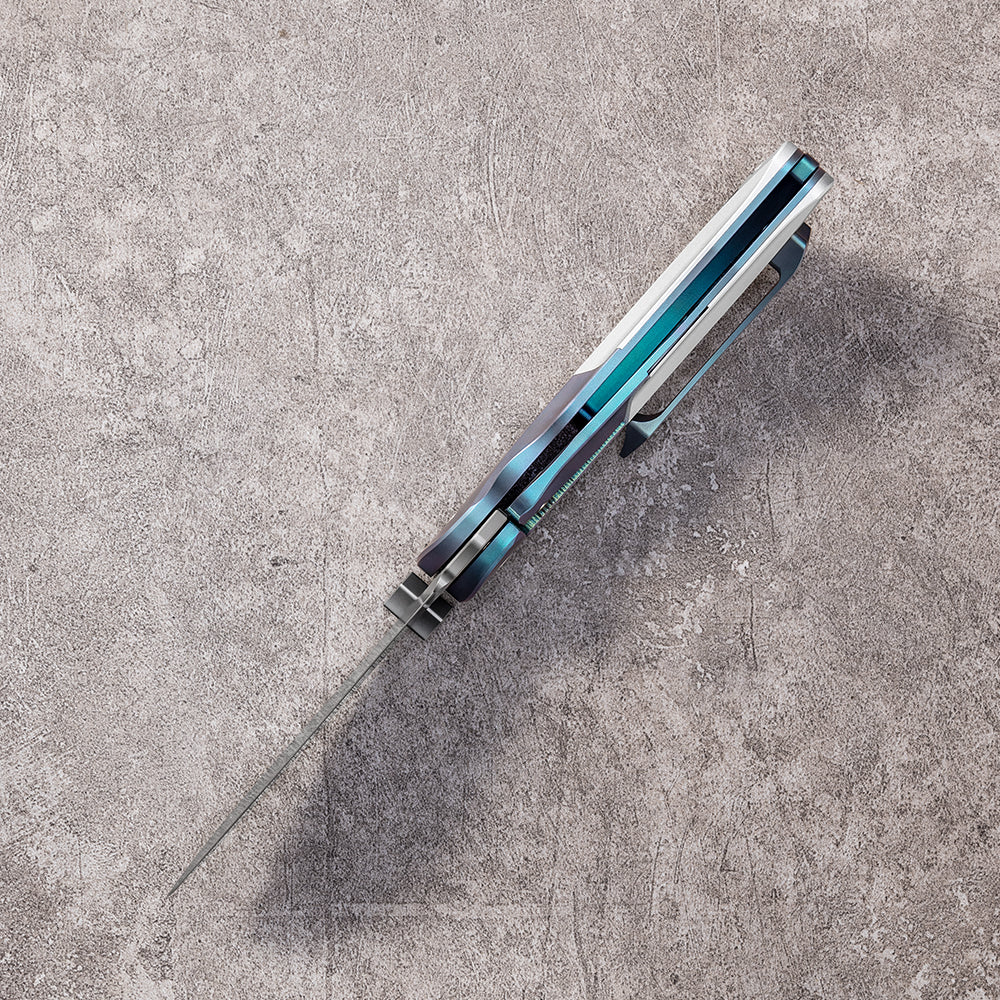 LAN Series Liner Lock Titanium Alloy Handle 154CM Steel 205mm Outdoor Knife