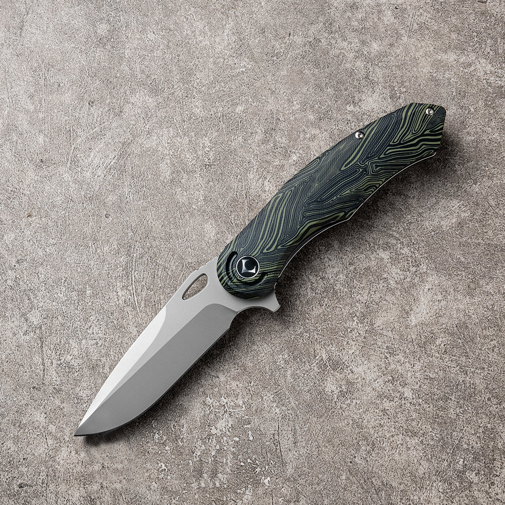 CHAODAI Series Liner Lock G10 Handle PVD Coated 14C28N Steel 185mm Outdoor Knife