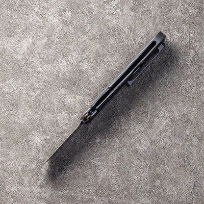 JIN Series Frame Lock Titanium Alloy Handle 14C28N Steel 185mm Outdoor Knife