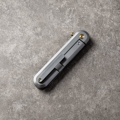 JIN Series Frame Lock Titanium Alloy Handle 14C28N Steel 185mm Outdoor Knife