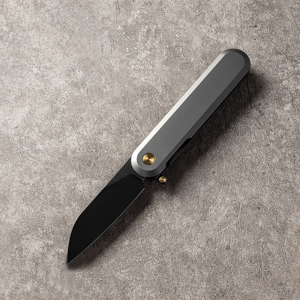 JIN Series Frame Lock Titanium Alloy Handle 14C28N Steel 185mm Outdoor Knife