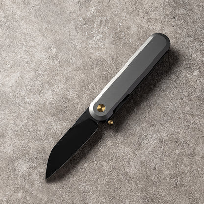 JIN Series Frame Lock Titanium Alloy Handle 14C28N Steel 185mm Outdoor Knife
