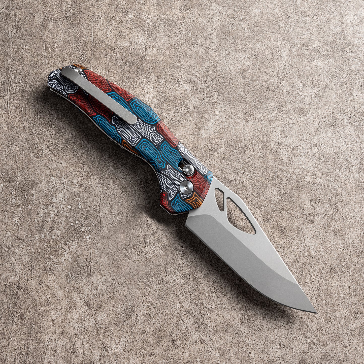 LIEGU Series Cross Bar G10 Handle VG10 Steel 210mm Outdoor Knife