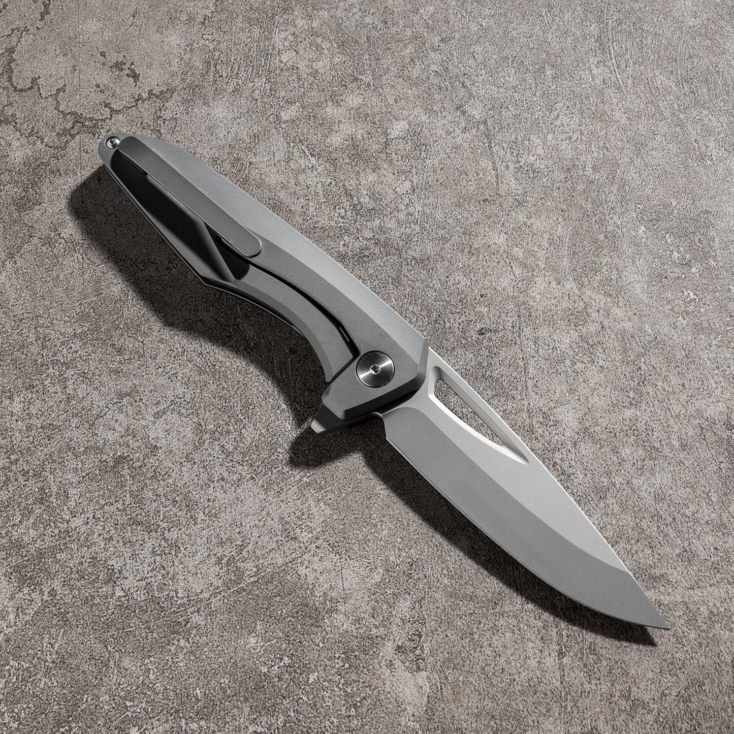 FENGREN Series Frame Lock Titanium Alloy Handle S35VN Steel 204mm Outdoor Knife