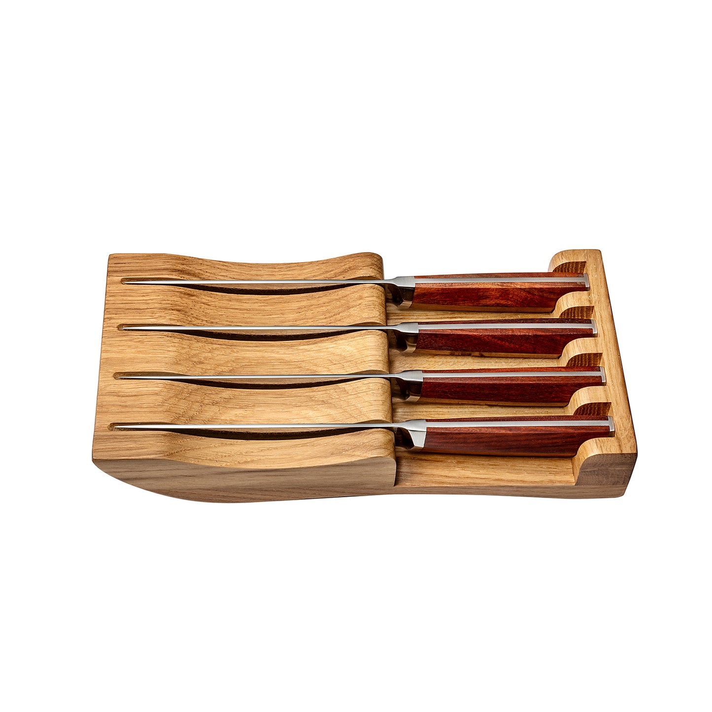 OEM DK-LF Series Rosewood Handle Damascus VG10 Steel 5''Steak Knife Set