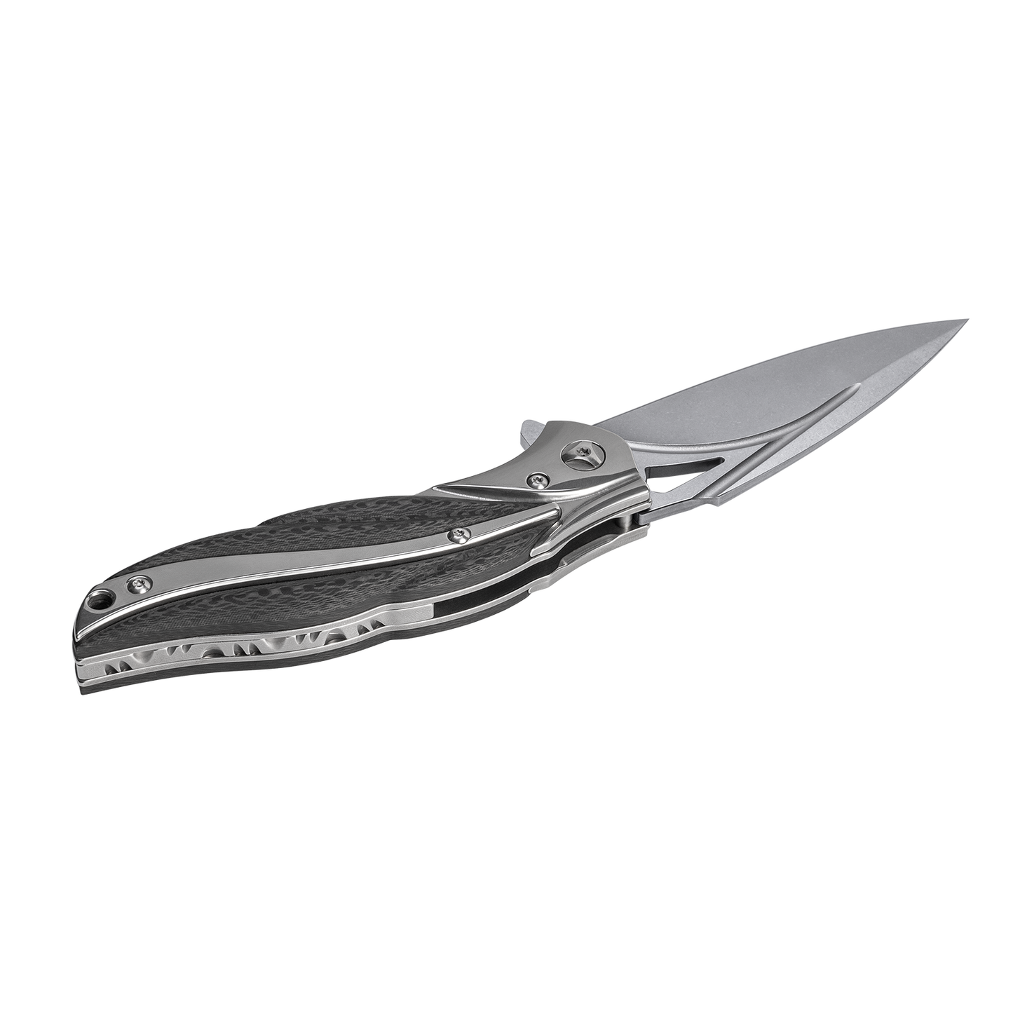 OUK-23196 Series Liner Lock Carbon Fiber Handle VG10 Steel 190mm Outdoor Knife