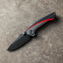 ODK-23197 Series Frame Lock Titanium Alloy with Carbon Fiber Handle VG10 Steel 185mm Outdoor Knife