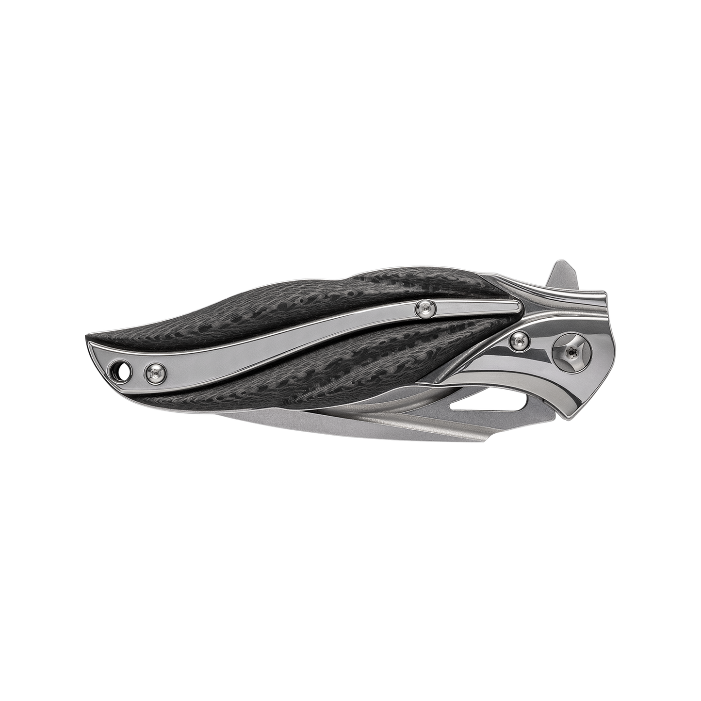 OUK-23196 Series Liner Lock Carbon Fiber Handle VG10 Steel 190mm Outdoor Knife