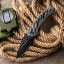 WUDIE Series Button Lock Titanium Alloy Handle PVD Coated M390 Steel 197mm Outdoor Knife