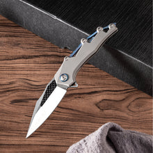 OUK-23293 Series Frame Lock Titanium Alloy Handle VG10 Steel 185mm Outdoor Knife