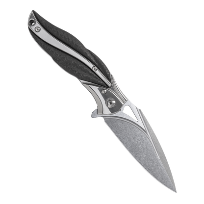 OUK-23196 Series Liner Lock Carbon Fiber Handle VG10 Steel 190mm Outdoor Knife