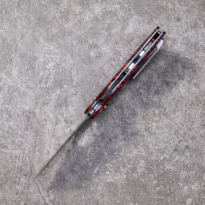 LIEGU Series Cross Bar G10 Handle VG10 Steel 210mm Outdoor Knife