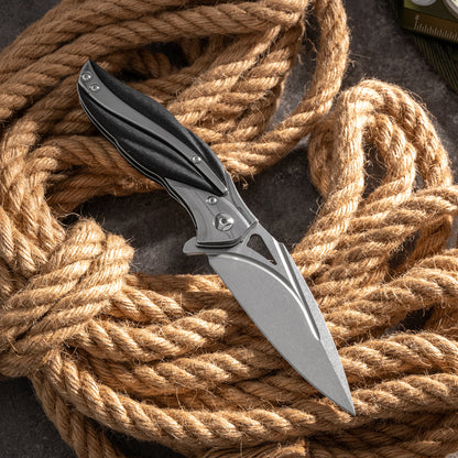 OUK-23196 Series Liner Lock Carbon Fiber Handle VG10 Steel 190mm Outdoor Knife