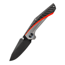 ODK-23197 Series Frame Lock Titanium Alloy with Carbon Fiber Handle VG10 Steel 185mm Outdoor Knife