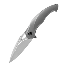 JINGHONG Series Frame Lock Titanium Alloy Handle PVD Coated M390 Steel 195mm Outdoor Knife