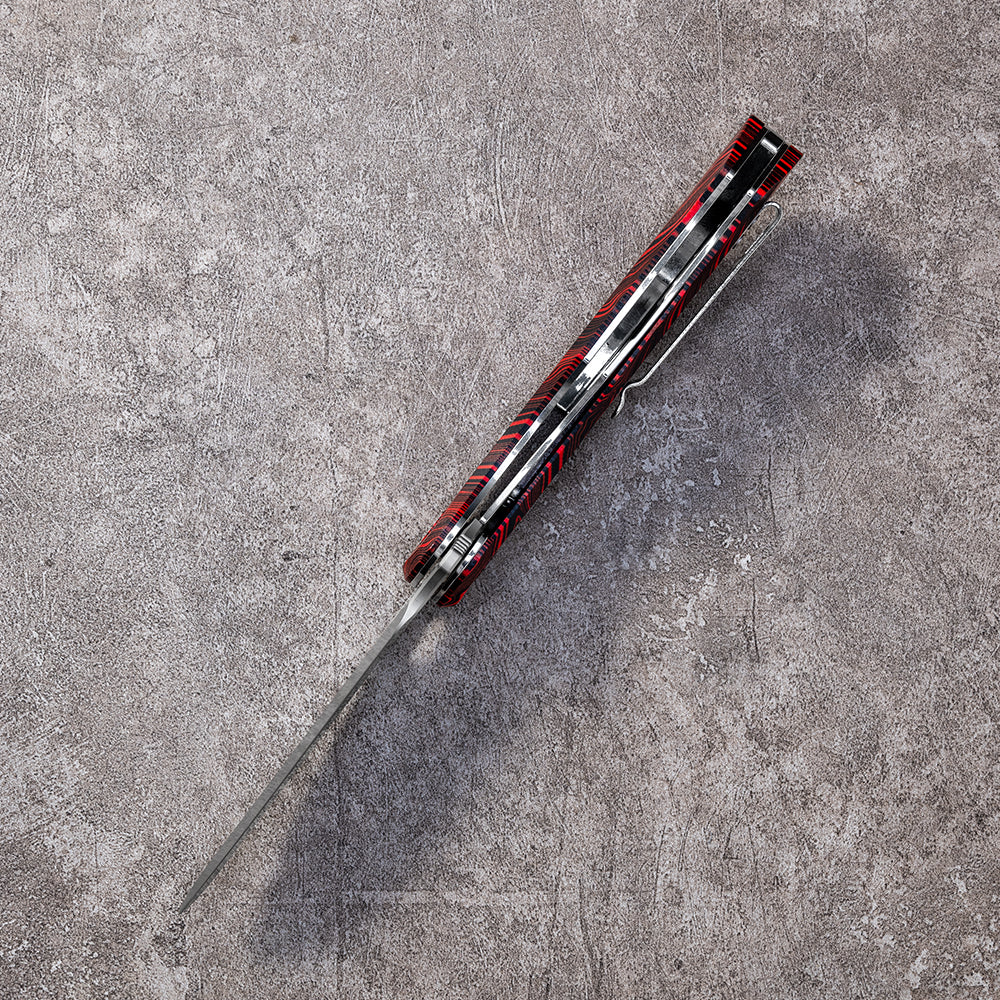 CHAODAI Series Liner Lock G10 Handle PVD Coated 14C28N Steel 185mm Outdoor Knife