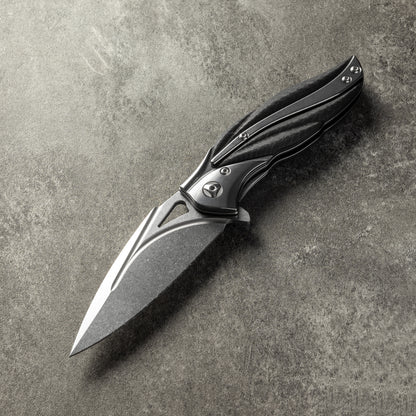 OUK-23196 Series Liner Lock Carbon Fiber Handle VG10 Steel 190mm Outdoor Knife