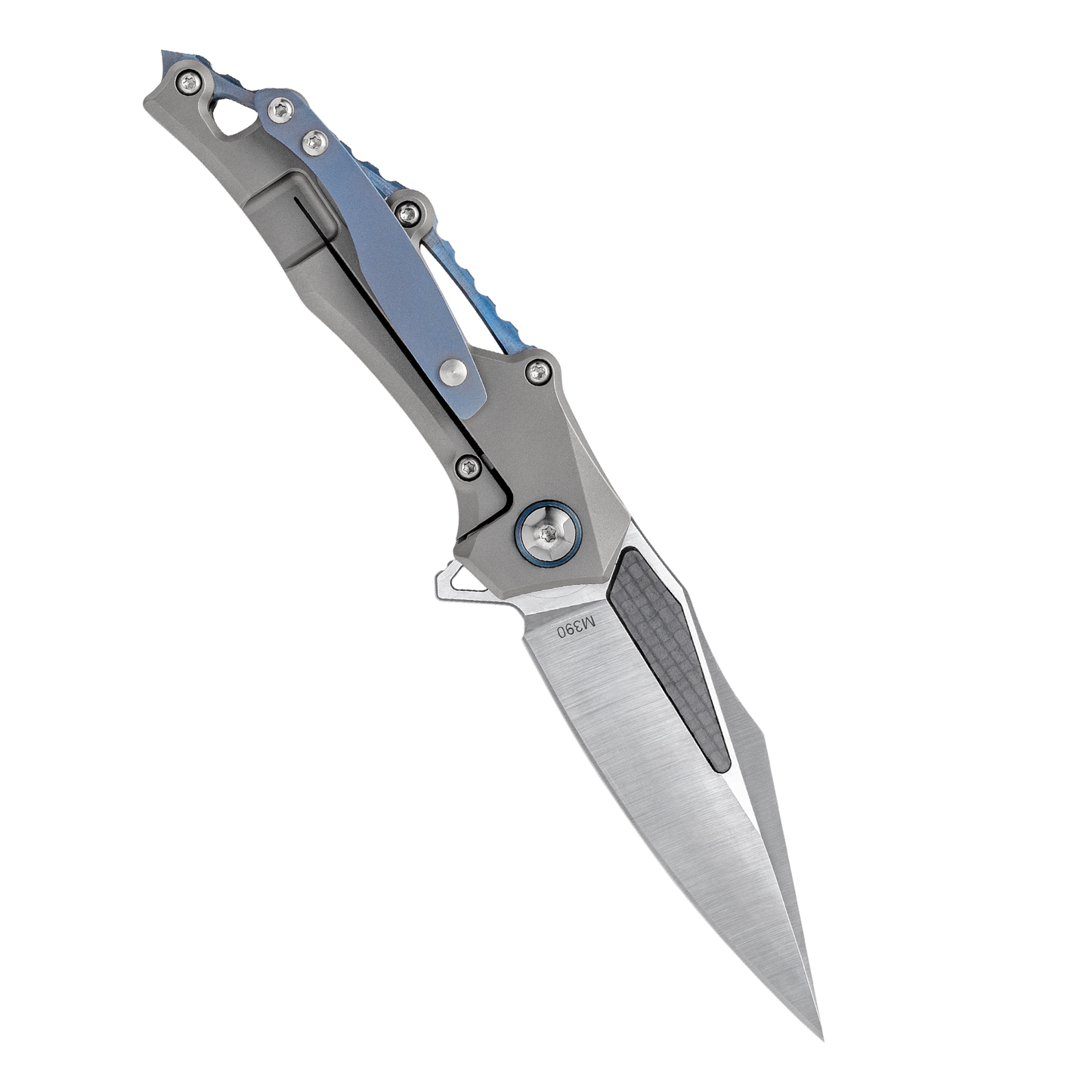 OUK-23293 Series Frame Lock Titanium Alloy Handle VG10 Steel 185mm Outdoor Knife