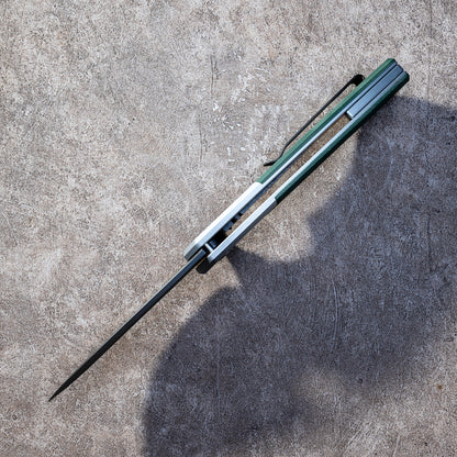 YINGLUN Series Frame Lock G10 with Titanium Alloy Handle 154 Steel 224mm Outdoor Knife