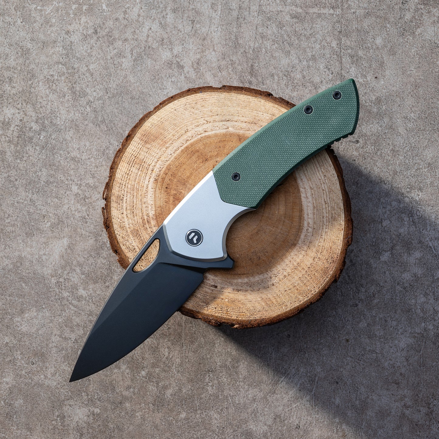YINGLUN Series Frame Lock G10 with Titanium Alloy Handle 154 Steel 224mm Outdoor Knife