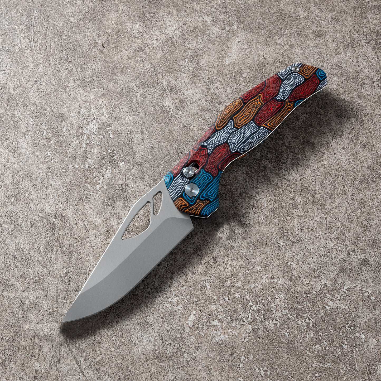 LIEGU Series Cross Bar G10 Handle VG10 Steel 210mm Outdoor Knife