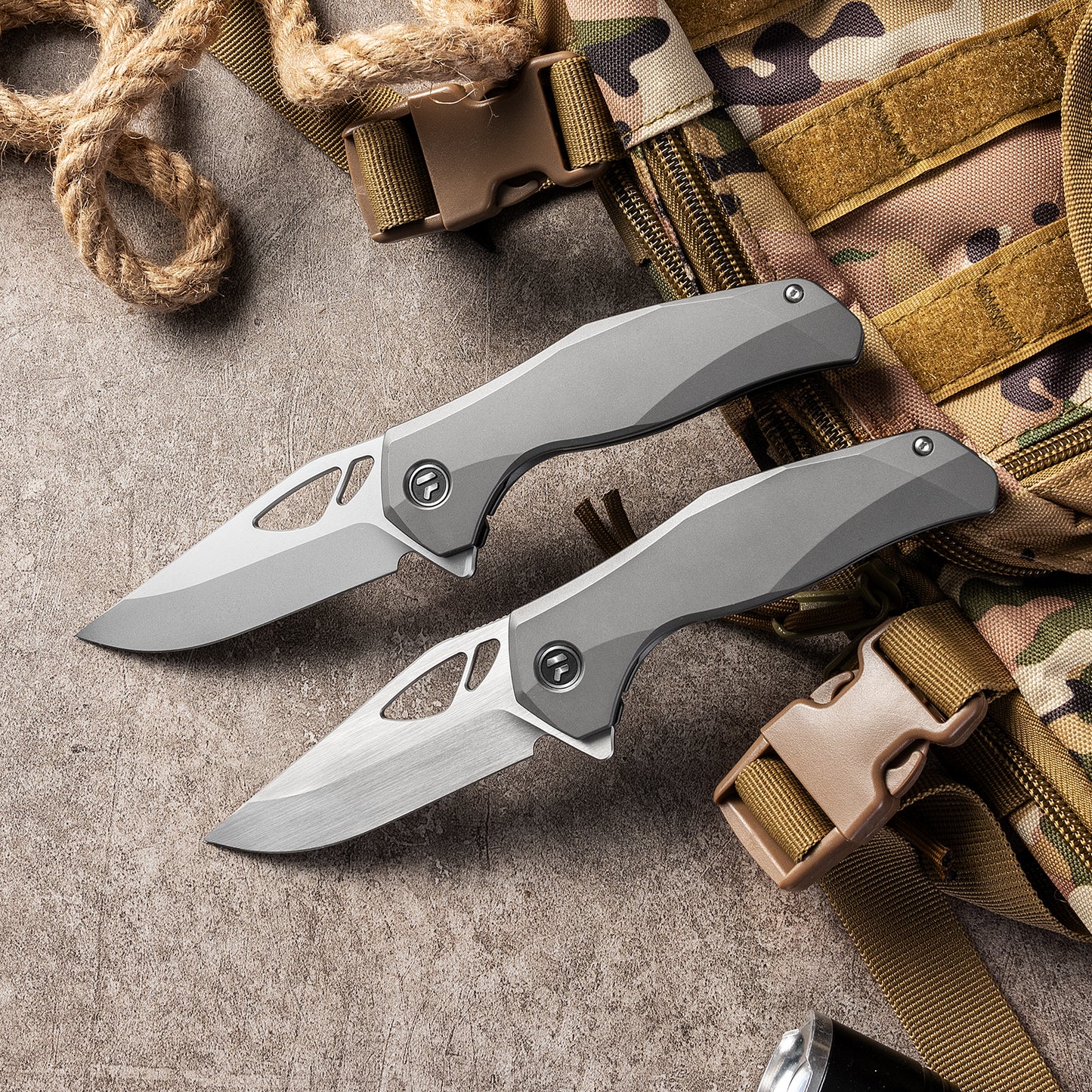 LIEGU Series Cross Bar G10 Handle S35VN Steel 210mm Outdoor Knife