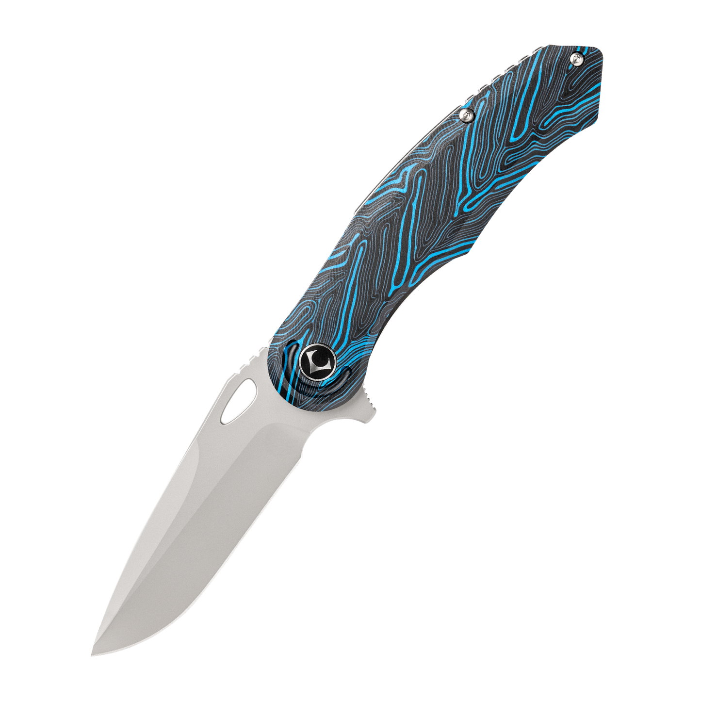 CHAODAI Series Liner Lock G10 Handle PVD Coated 14C28N Steel 185mm Outdoor Knife