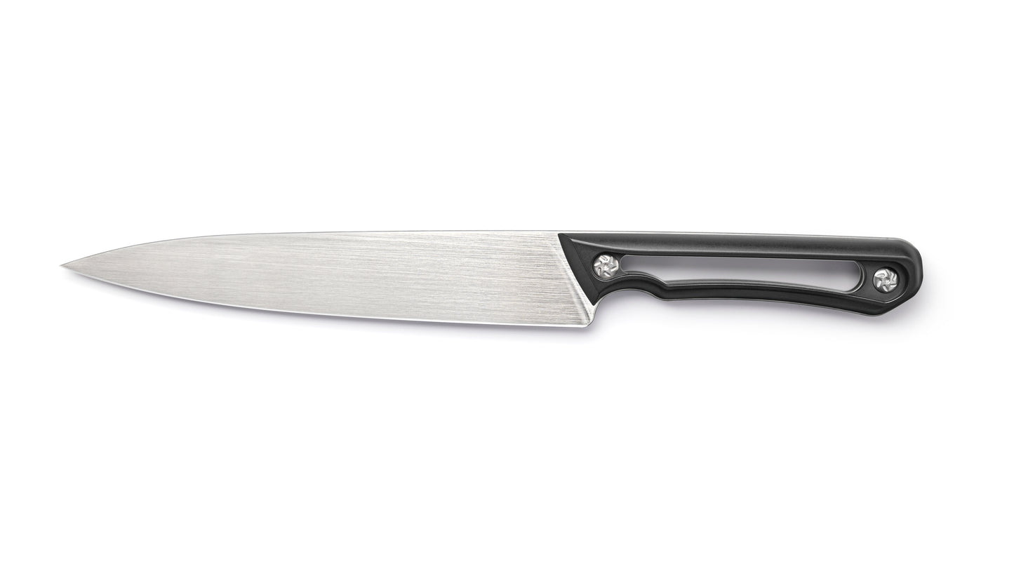 CLEAR SHARP Series Imported Swedish Sandvik 14C28N Satin Blade Aluminum Alloy Handle Chef Knife Knife Set