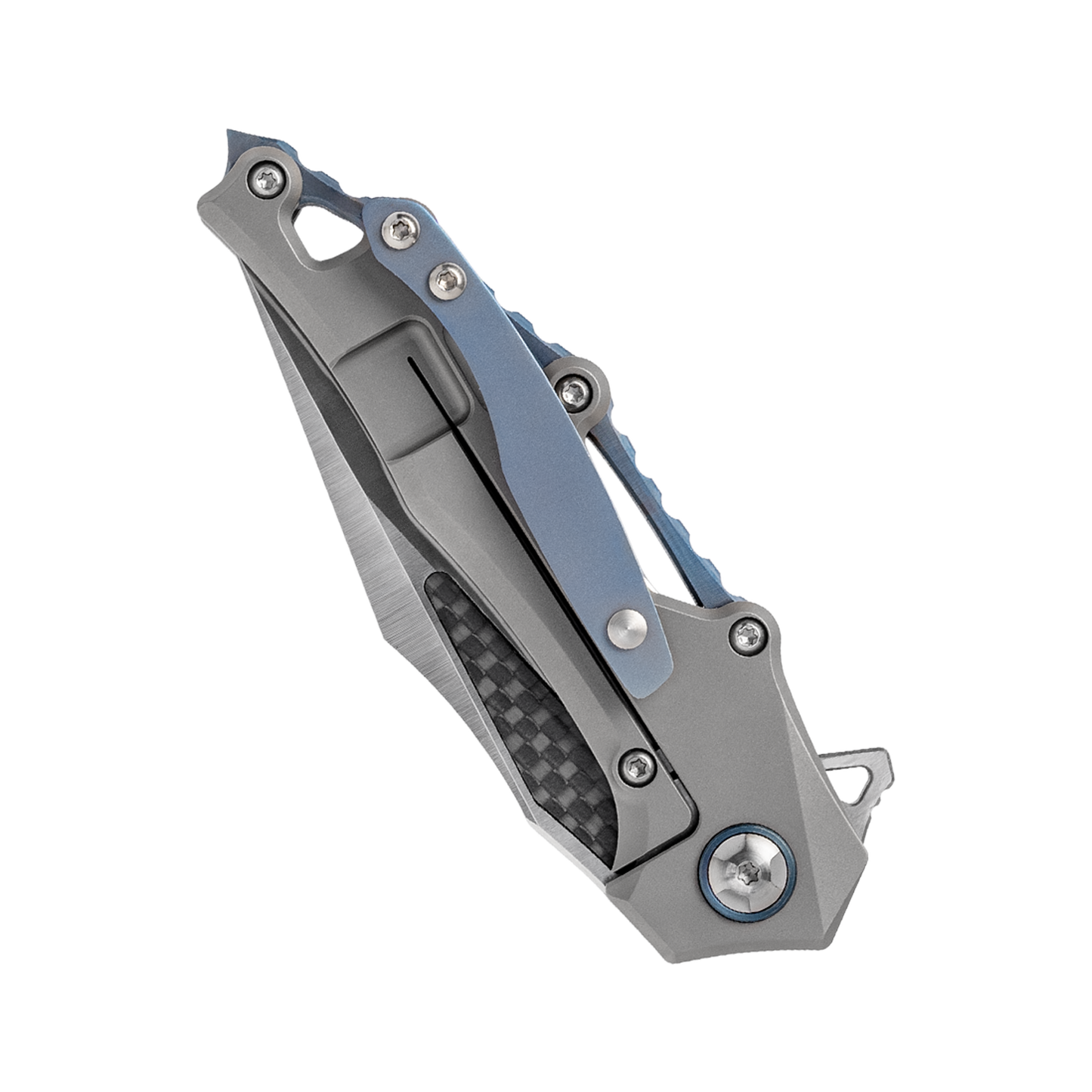 OUK-23293 Series Frame Lock Titanium Alloy Handle VG10 Steel 185mm Outdoor Knife