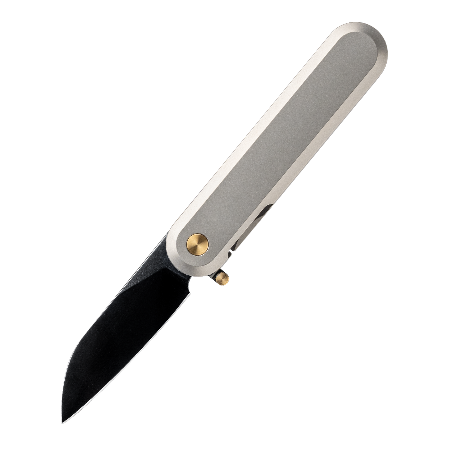 JIN Series Frame Lock Titanium Alloy Handle 14C28N Steel 185mm Outdoor Knife