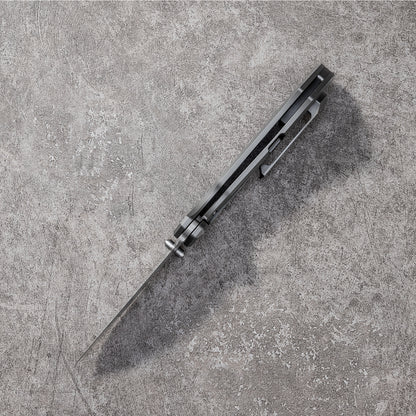 DIEYING Series Liner Lock Titanium Alloy Handle VG10 BladSteel 208mm Outdoor Knife