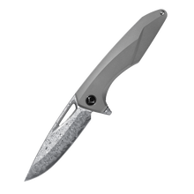 Kniclad FENGREN Series Frame Lock Titanium Alloy Handle Damascus VG10 Steel 204mm Outdoor Knife